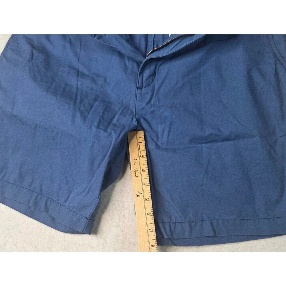 Patagonia Organic Cotton Shorts Men's 34 Blue Chino Casual Hiking Outdoor
